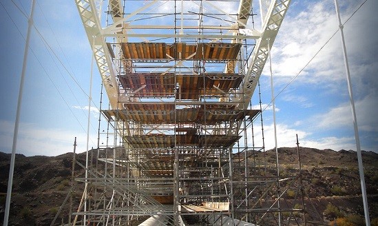 Brock Group - Bridge scaffolding